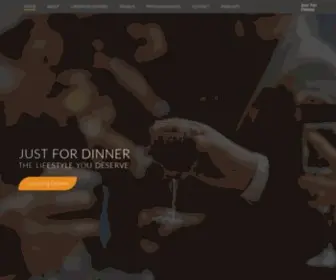 Justfordinner.com(Just For Dinner by The) Screenshot