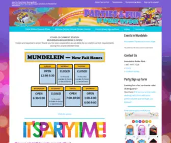 Justforfunrollerrink.com(McHenry and Mundelein Roller Rinks) Screenshot