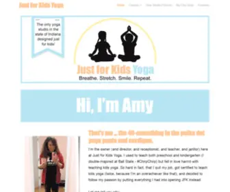 Justforkidsyoga.com(Just for Kids Yoga) Screenshot