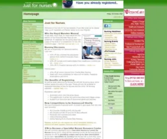 Justfornurses.co.uk(Just for Nurses) Screenshot