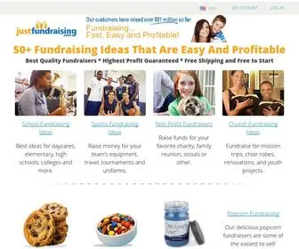 Justfundraising.com(JustFundraising®) Screenshot