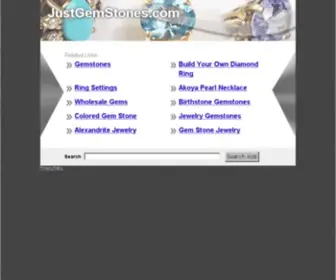 Justgemstones.com(Premium domain) Screenshot