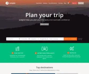 Justgola.com(Trip Planner and Travel Itinerary in Asia) Screenshot