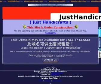 Justhandicrafts.com(Just Handicrafts) Screenshot