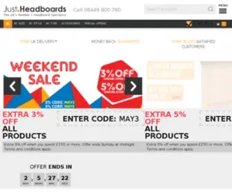 Justheadboards.co.uk(Just Headboards) Screenshot