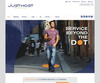 Justhost.nl(Just Host) Screenshot