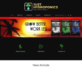 Justhydroponics.com.au(Just Hydroponics) Screenshot