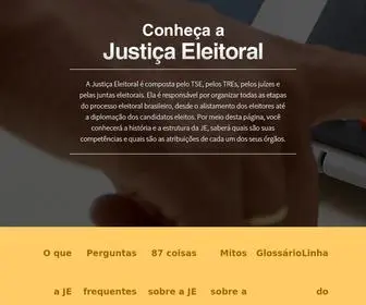 Justicaeleitoral.jus.br(Justiça) Screenshot