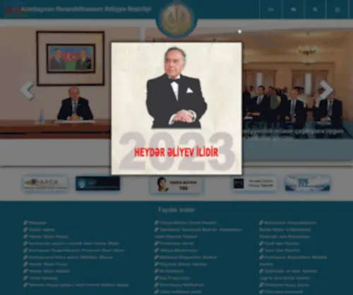 Justice.gov.az(Azərbaycan) Screenshot