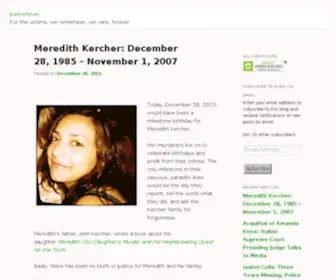 Justice4Ever.com(Amanda Knox) Screenshot