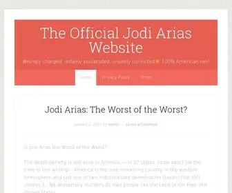 Justice4Jodiarias.com(The Official Jodi Arias Website) Screenshot