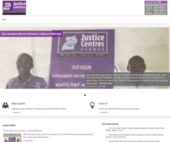 Justicecentres.go.ug(Justice Centres Uganda) Screenshot