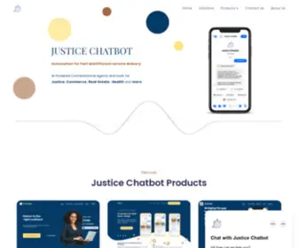 Justicechatbot.org(Justice Chatbot) Screenshot