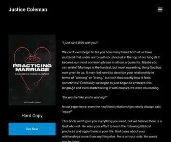 Justicecoleman.com(Freedom Church) Screenshot