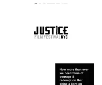 Justicefilmfest.com(Justice Film Festival) Screenshot