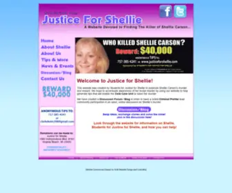 Justiceforshellie.com(Justiceforshellie) Screenshot