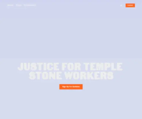 Justicefortemplestoneworkers.com(Justice for Temple Stone Workers) Screenshot