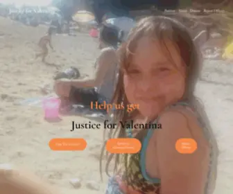 Justiceforvalentina.com(Justice for Valentina) Screenshot