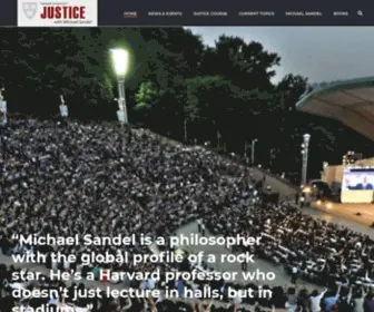 Justiceharvard.org(Harvard Justice) Screenshot