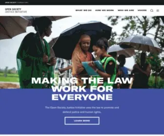 Justiceinitiative.org(Open Society Justice Initiative) Screenshot