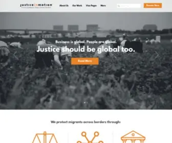 Justiceinmotion.org(Justiceinmotion) Screenshot