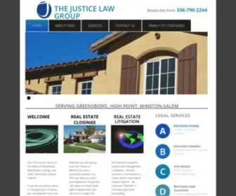 Justicelawteam.com(The Justice Law Group) Screenshot