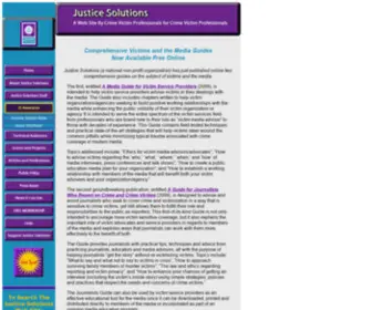 Justicesolutions.org(Justice Solutions) Screenshot