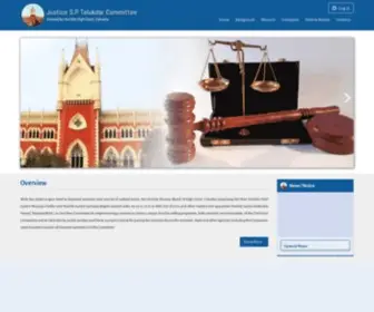 Justicesptalukdarcommittee.com(Talukdar Committee) Screenshot