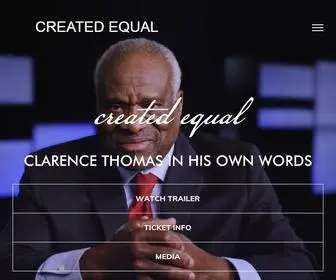 Justicethomasmovie.com(Created Equal) Screenshot