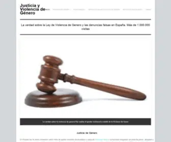 Justiciadegenero.com(Justicia) Screenshot