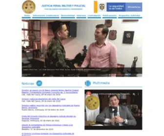 Justiciamilitar.gov.co(Ministerio de Defensa) Screenshot