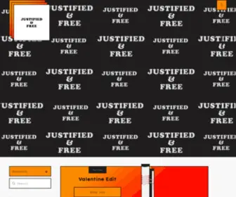 Justifiedandfree.com(Home) Screenshot