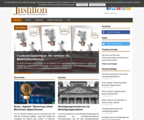 Justillon.de(Kuriose Rechtsnachrichten) Screenshot