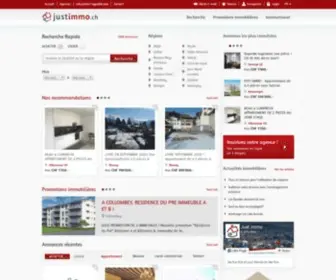 Justimmo.ch(Location et achat d'appartement) Screenshot