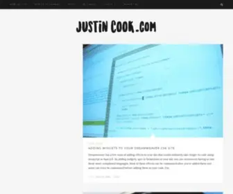 Justin-Cook.com(A web) Screenshot