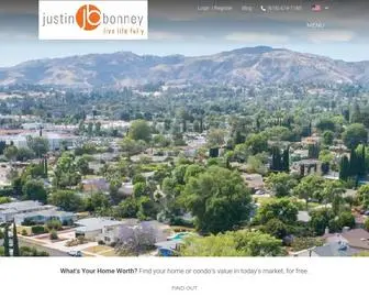 Justinbonney.com(San Fernando Valley CA Real Estate) Screenshot