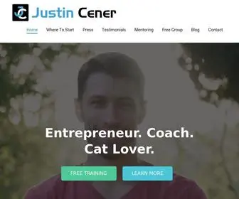 Justincener.com(Facebook Ads And Shopify Expert) Screenshot