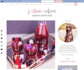 Justinecelina.com(A Creative Lifestyle Blog) Screenshot