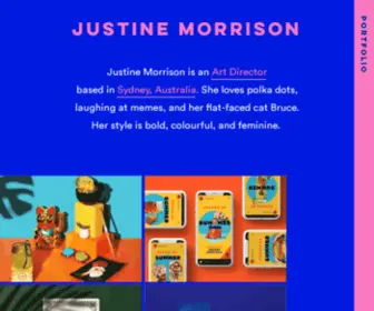 Justinemorrison.com.au(Justine Home) Screenshot