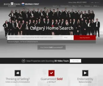 Justinhavre.com(Calgary Real Estate) Screenshot