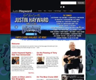 Justinhayward.com(Justin Hayward Official Website) Screenshot