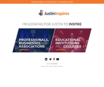 Justininspires.com(Justin Jones) Screenshot