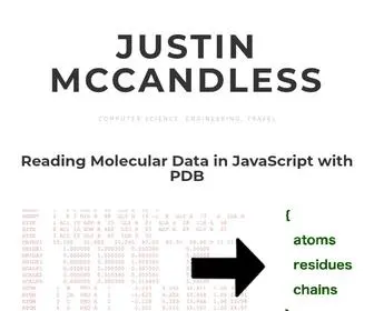 Justinmccandless.com(Justin McCandless) Screenshot