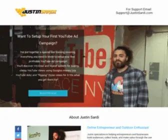 Justinsardi.com(Justin) Screenshot