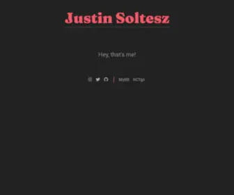 Justinsoltesz.com(Justin Soltesz) Screenshot