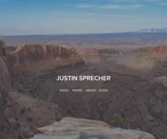 Justinsprecher.com(Justin Sprecher) Screenshot