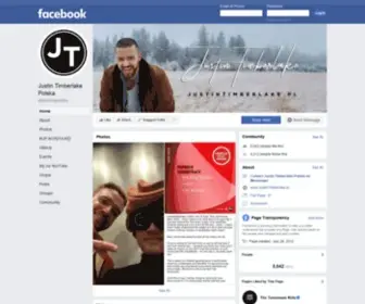 Justintimberlake.pl(Facebook) Screenshot