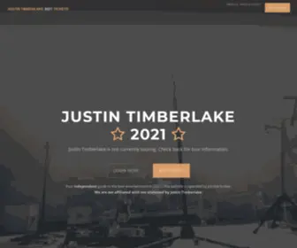 Justintimberlake2021.com(Justin Timberlake) Screenshot