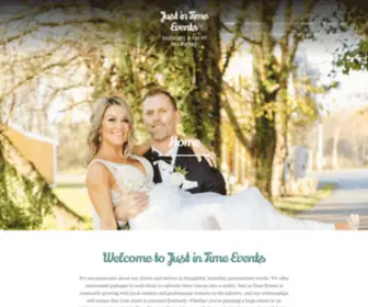 Justintimeevents.com(Wedding & Event Planning) Screenshot