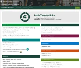 Justintimemedicine.com(Just In Time Medicine) Screenshot